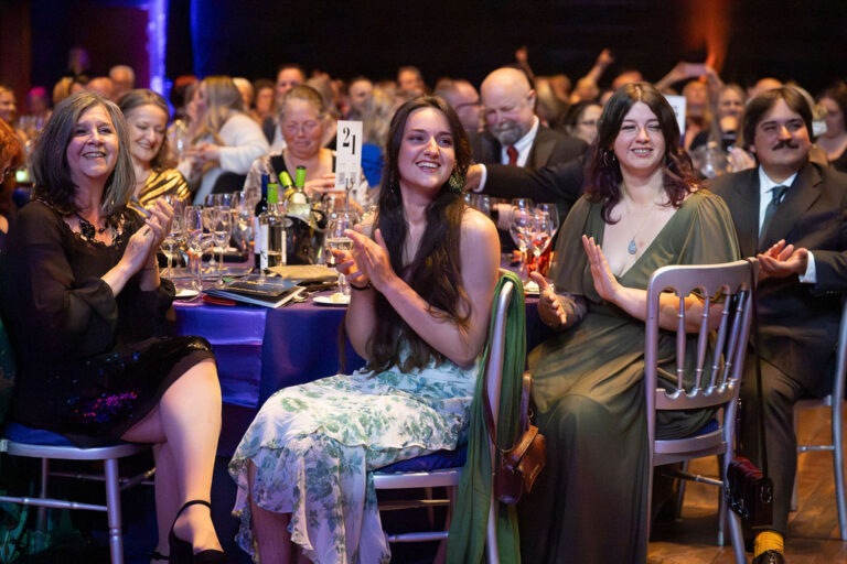 Guests cheering at the Elysian Awards 2026