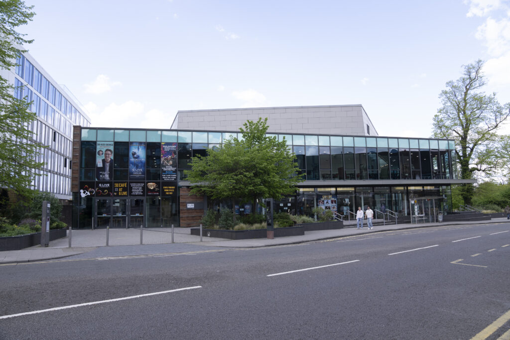 Outside shot of G Live